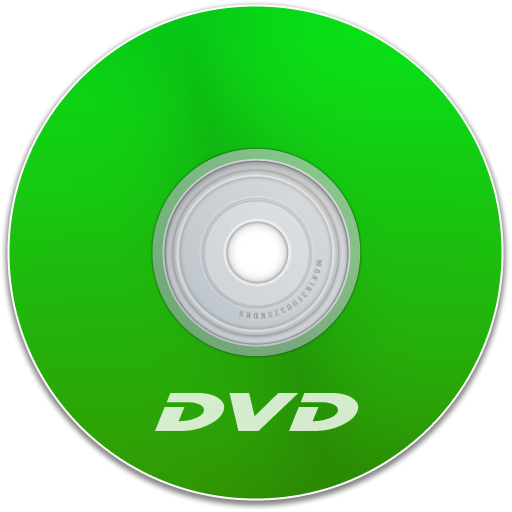 DVD Green Icon 512x512 png